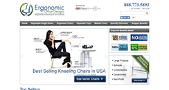Desktop Screenshot of ergonomicofficedesigns.com