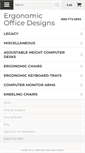 Mobile Screenshot of ergonomicofficedesigns.com